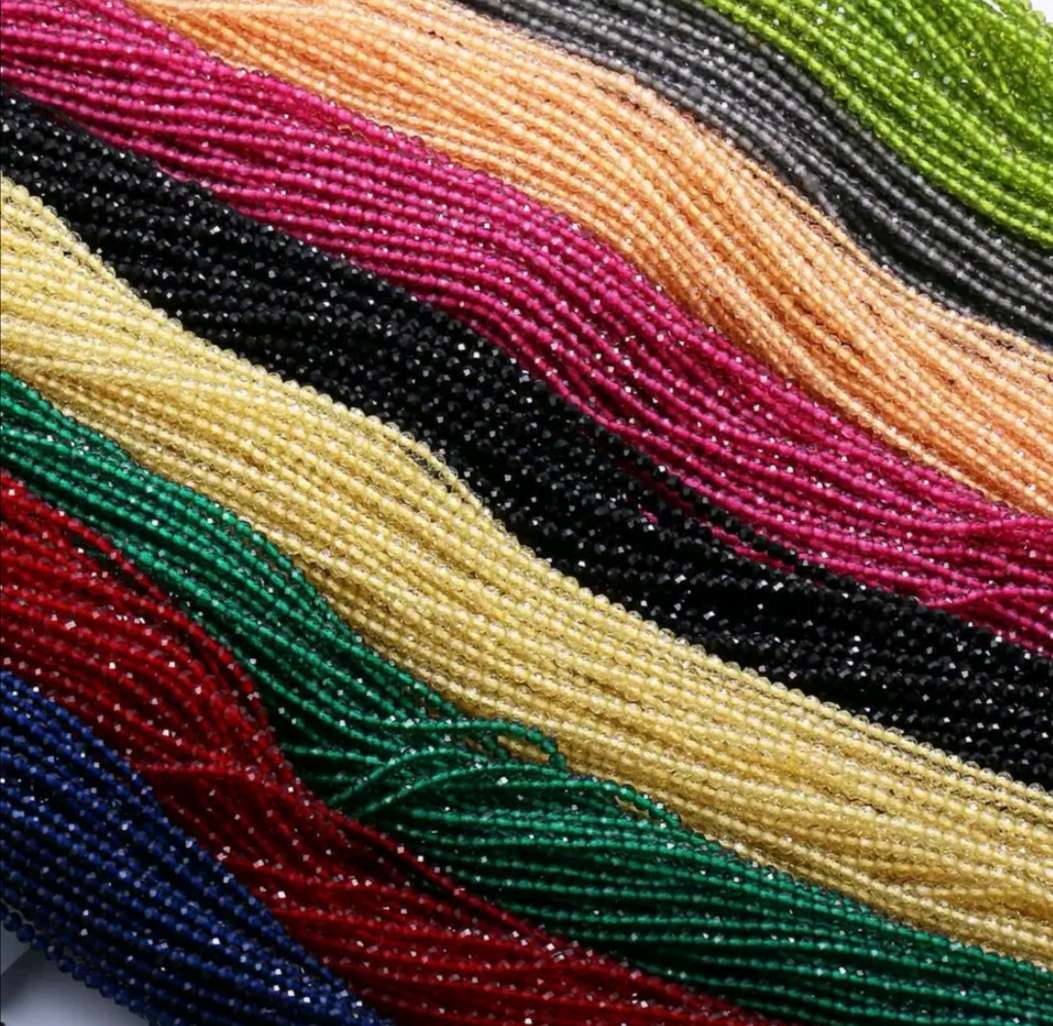 Small beads, natural gemstones, jade, citrine, peridot, 2 2222222223 mm cut, loose beads, jewelry, necklace making, 1DIY bracelet pic 1