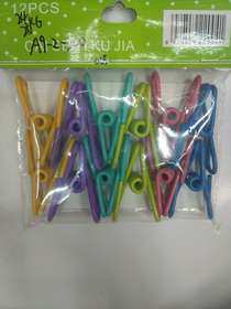Manufacturers direct color packaging plastic iron clothes clip
