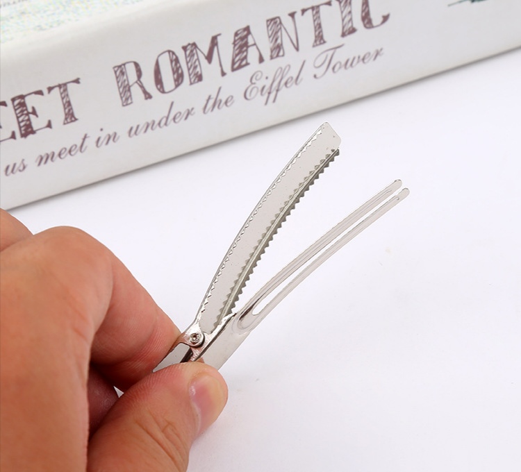 3.5Cm Double Fork Clip Diy Accessories Nickel White K Duck Beak Clip Handmade Diy Hair Clip Self-Made Hair Clip Hand-Made Accessories Clip Hair Clip Headband Bow Material Accessories Item Picture