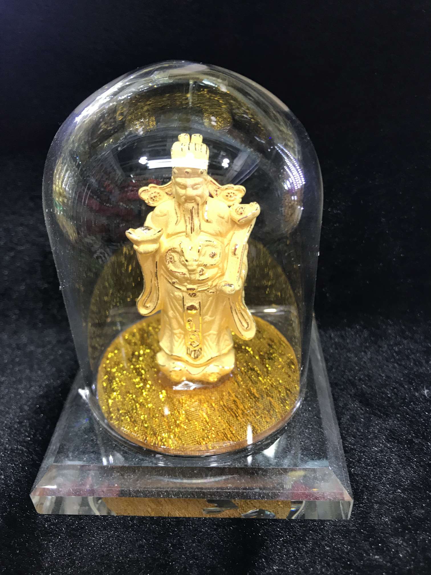 Glass cover sand gold series Item Picture
