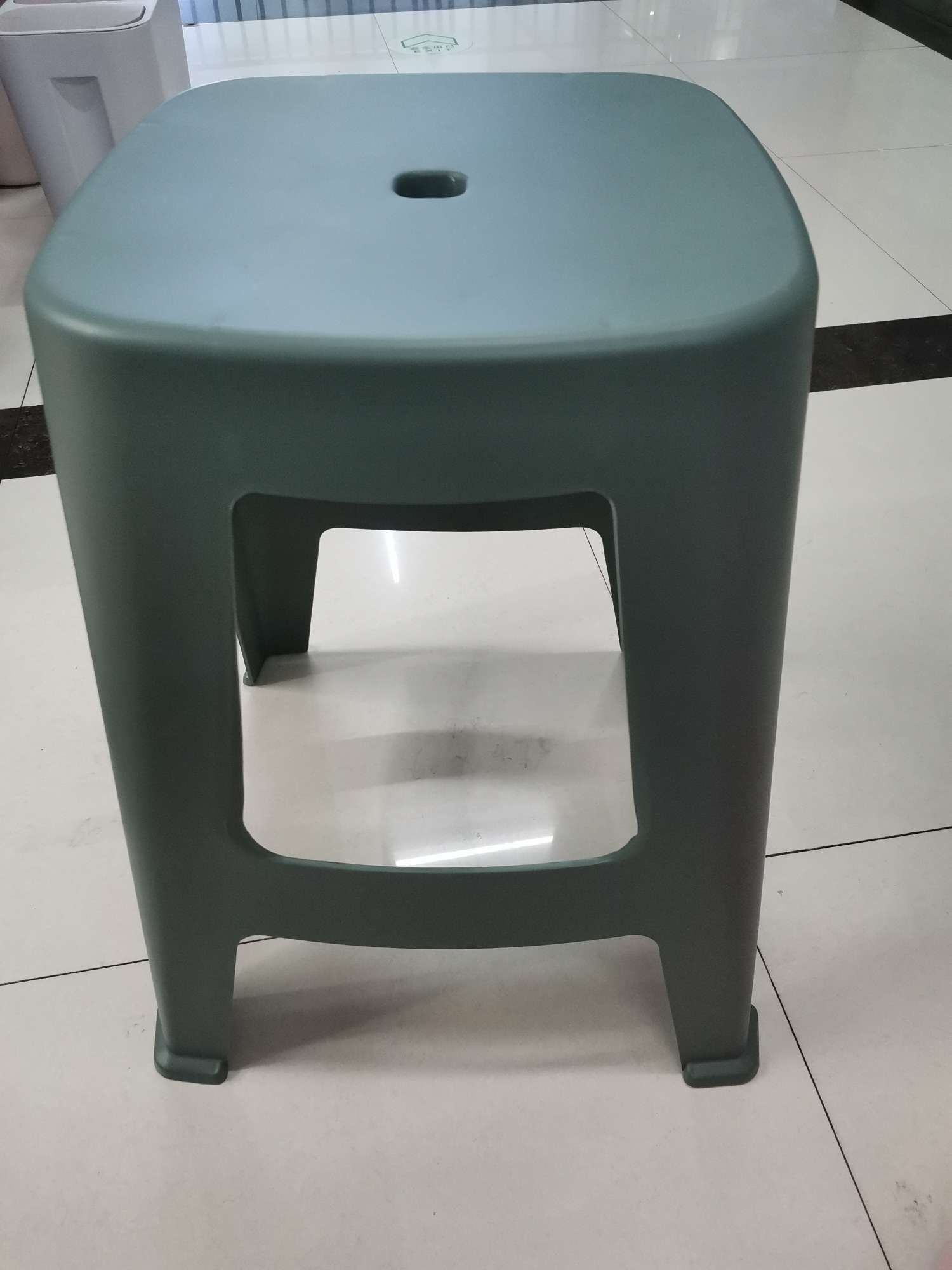 Frosted square high stool thumbnail
