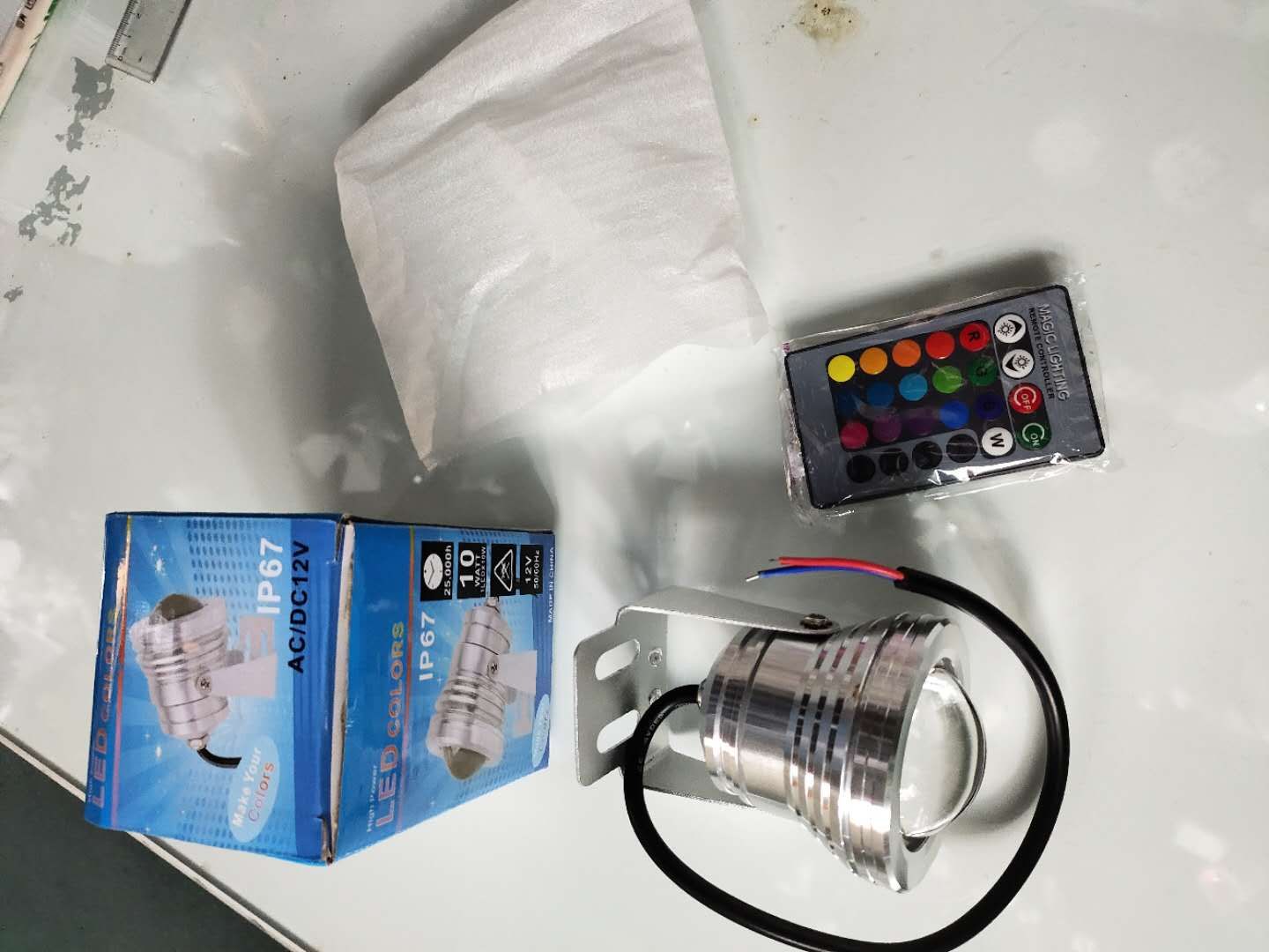 10W Colorful Underwater Light Ip68 Application Scenario