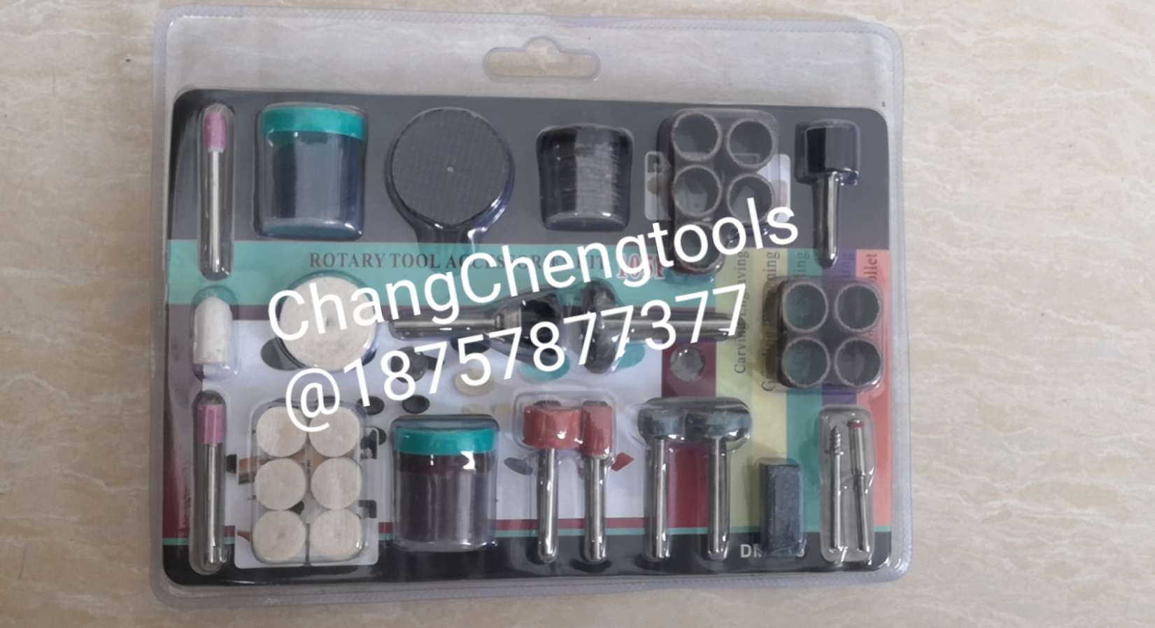 105Pc Grinding Head Set With Double Foam details Picture