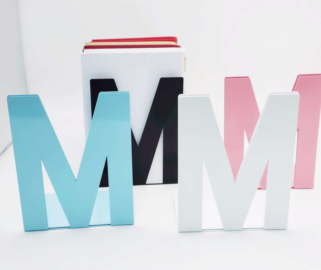 M-shaped bookstand for student office Specification image