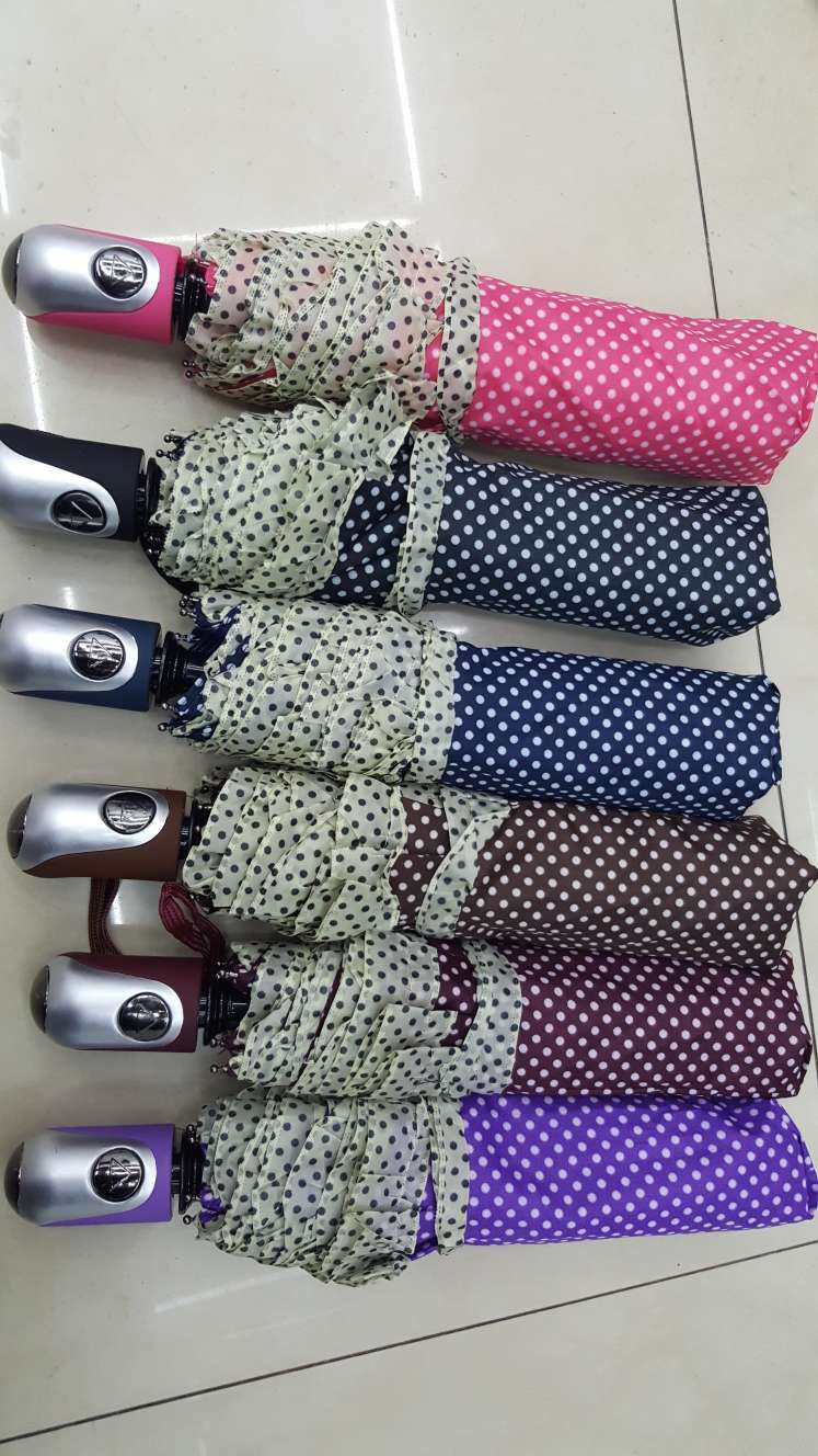 Three-fold self-opening and self-closing umbrella, automatic umbrella, windproof umbrella undefined