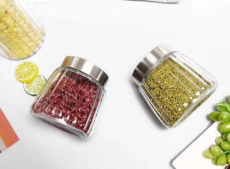 Three-piece glass storage tank set Specification image