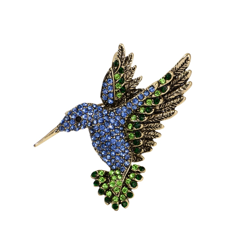 Bird brooch National style personality clothing accessories fashion temperament brooch creative brooch suit coat accessories thumbnail