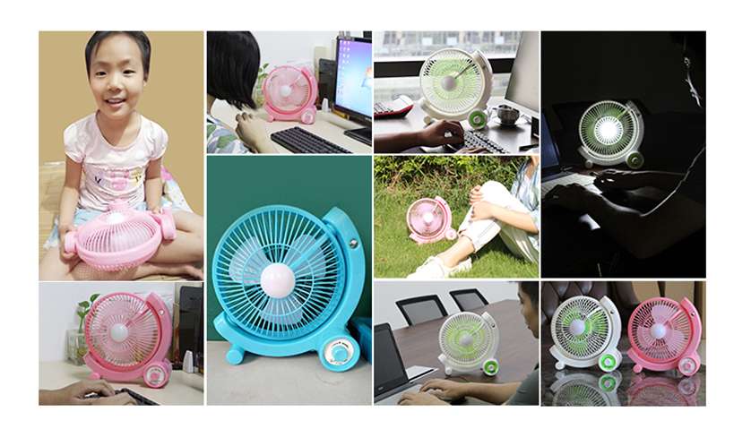 Direct sales from the manufacturer of plug-in desk lamp fans, desktop fans, and household electric fans details Picture