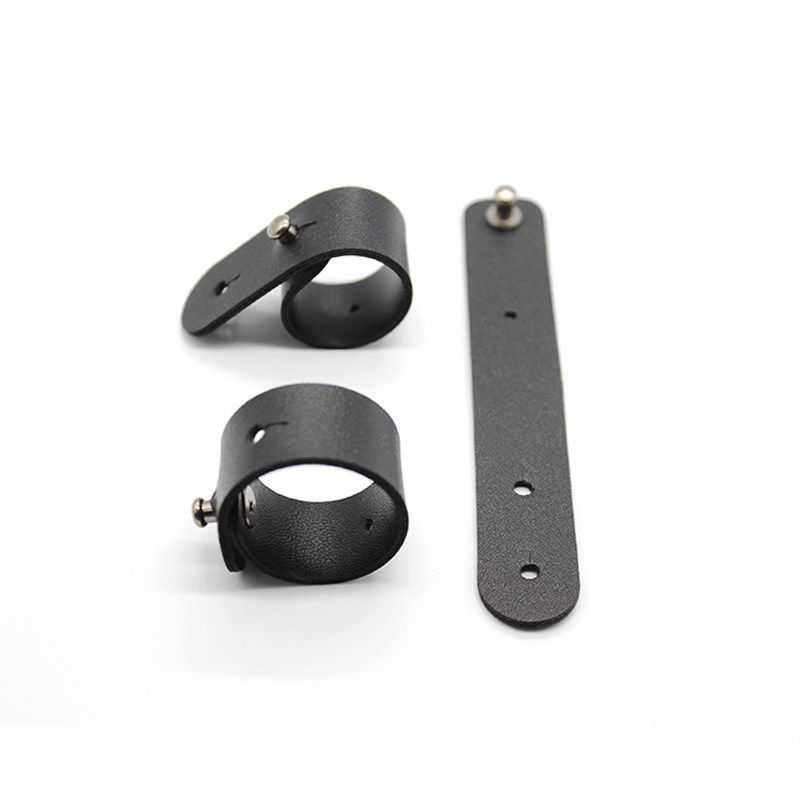 皮质耳机数据线绕线器收纳集线器绑线带真皮绕线器耳机扎带包邮详情图8