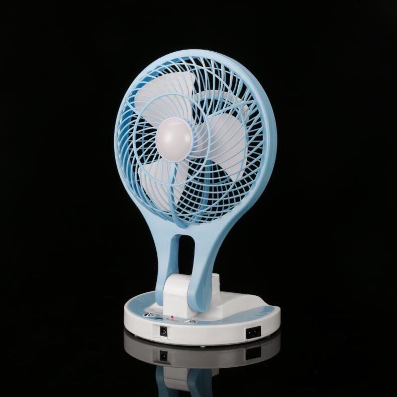 5580充电风扇USB迷你小风扇带灯桌面风扇厂家直销