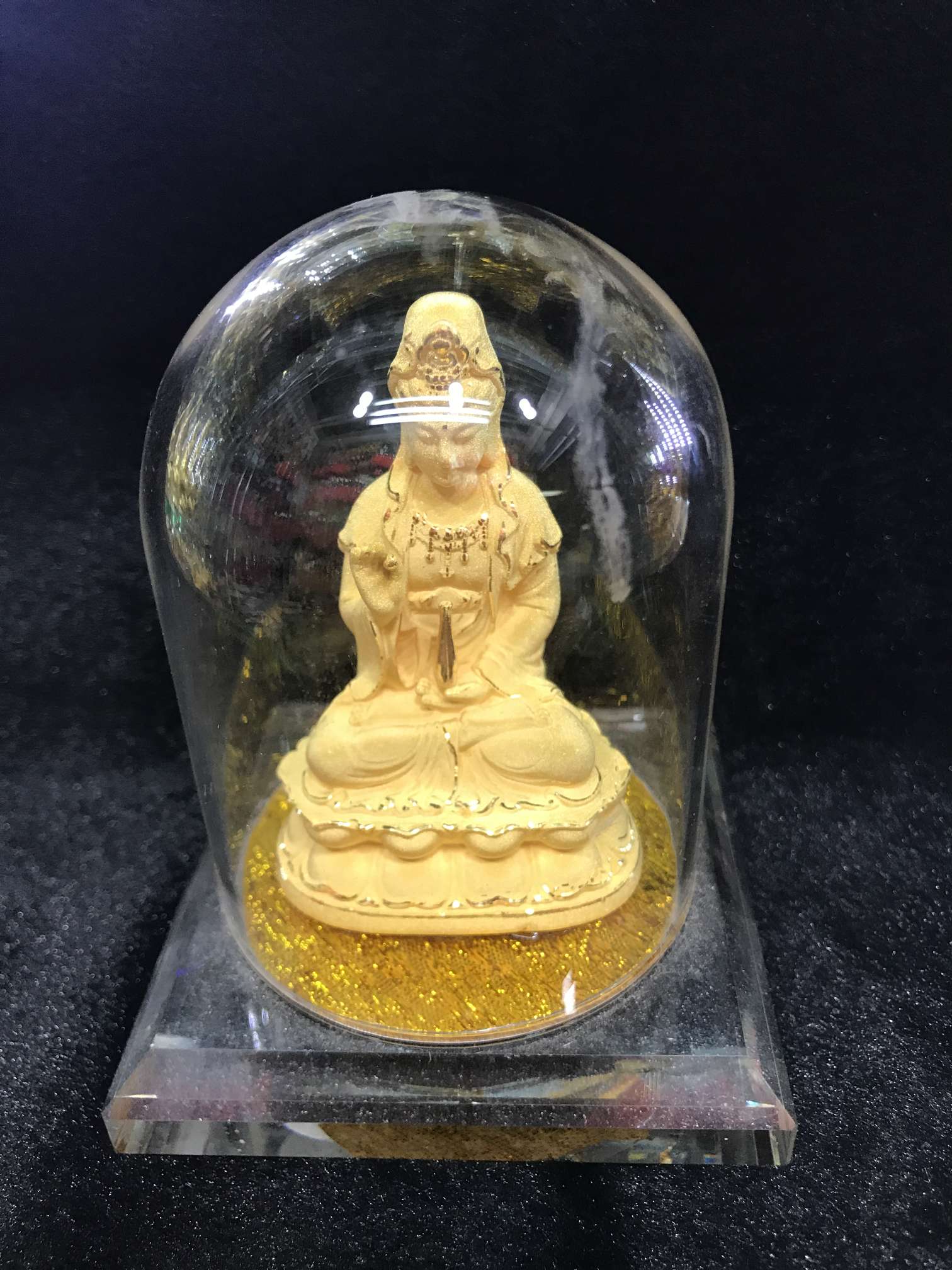 Glass cover sand gold series