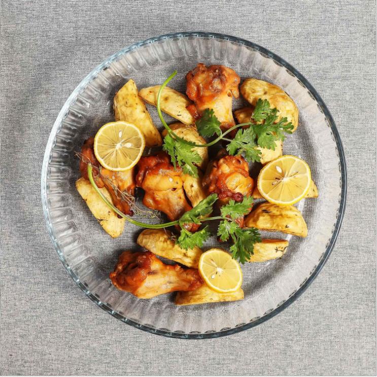 家用无铅透明玻璃盘耐热玻璃烤盘鱼盘汤盘菜盘微波炉烤箱可用详情图6