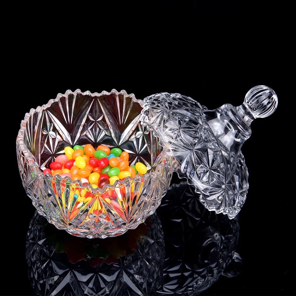 Glass sugar jar details Picture
