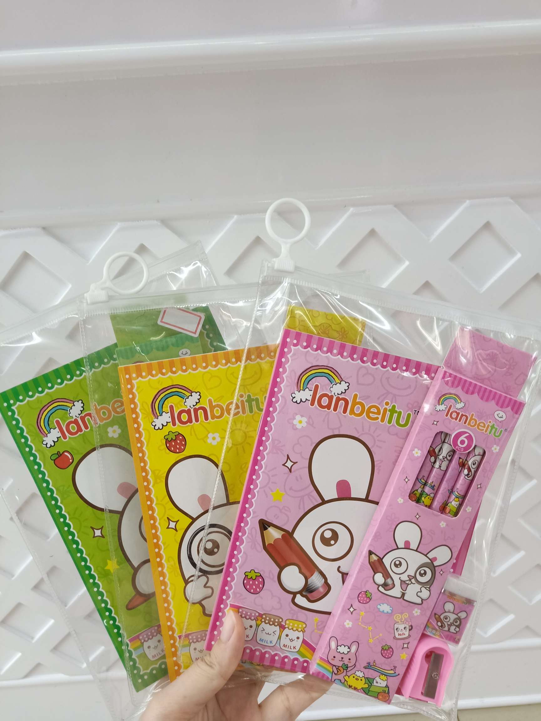 Pvc bag  gift stationery set thumbnail