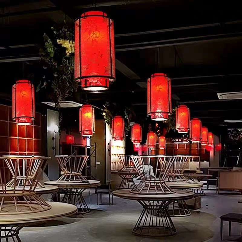 中式吊灯 中式餐厅灯  农庄专用灯笼详情图7