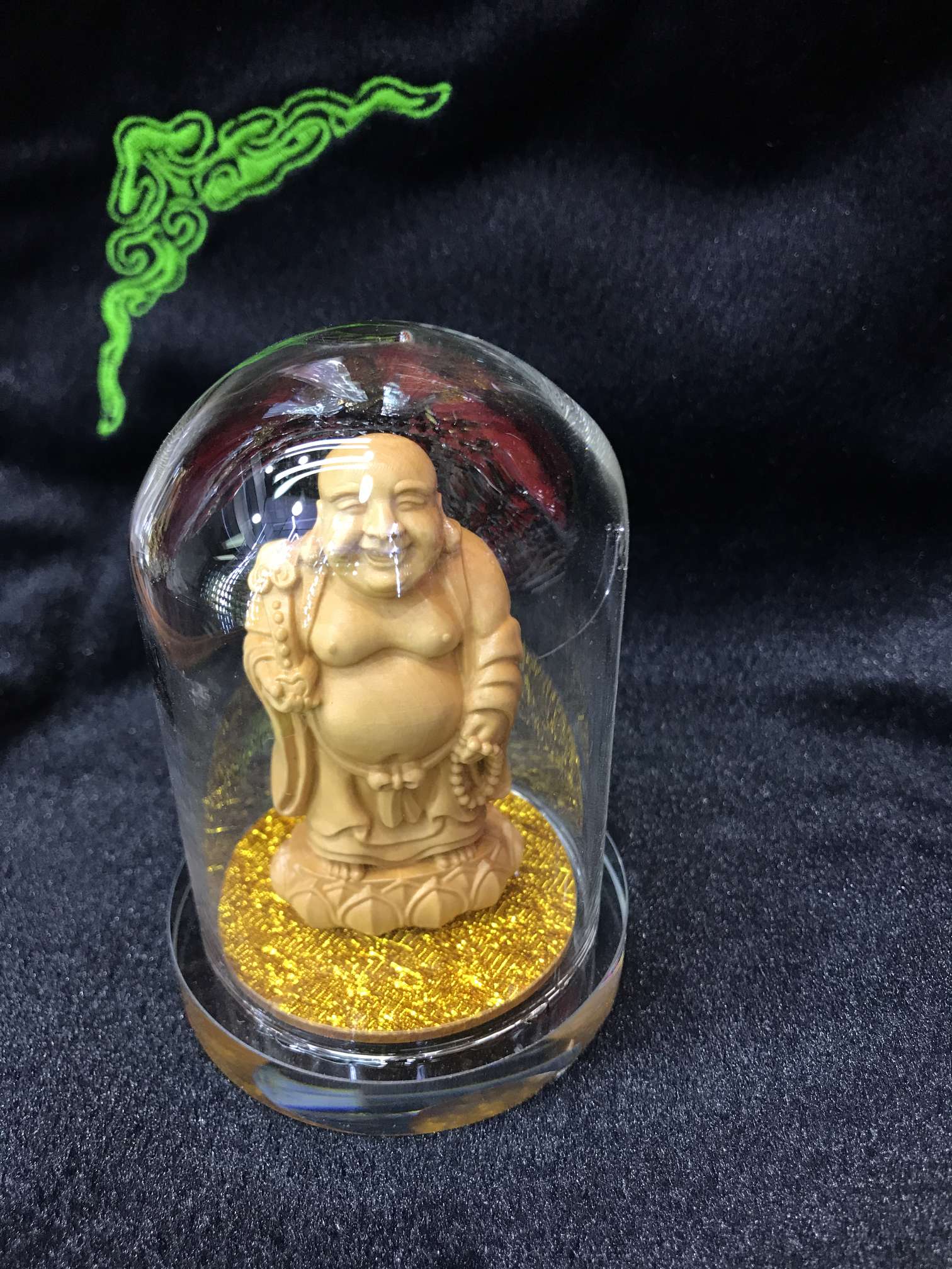 Glass cover Boxwood Guanyin series Specification image