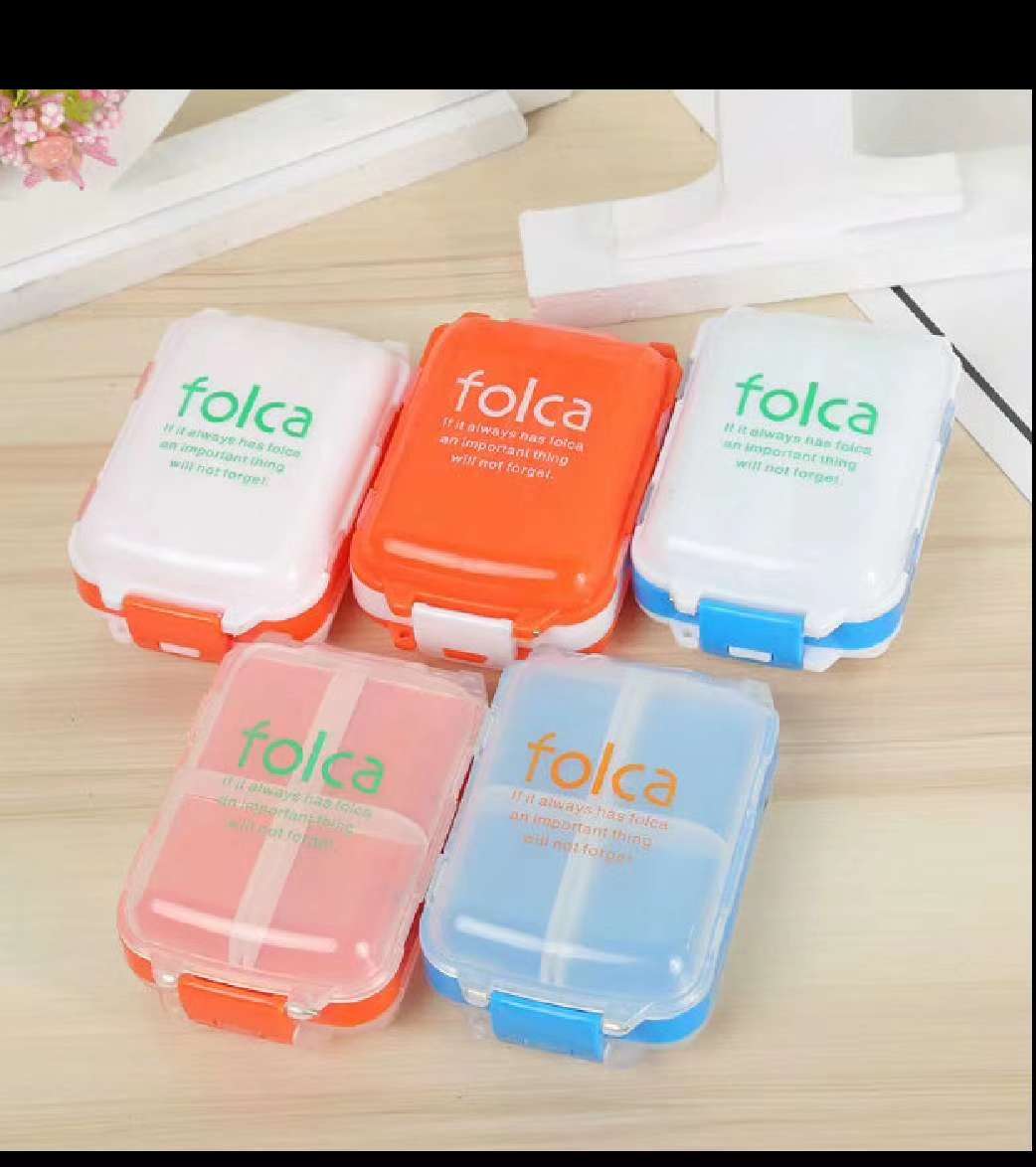 厂家直销塑料药盒收纳盒分格药盒多功能药盒图