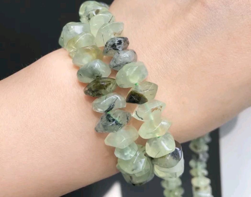 6*11mm irregular purple crystal quartz apatite ruby bead jewelry DIY bracelet accessories undefined