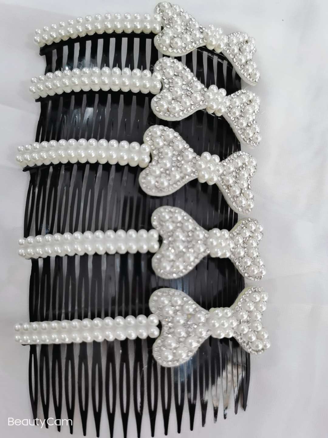 Pearl hair comb dazzling colorful beauty super good look all want to super good to buy buy buy thumbnail