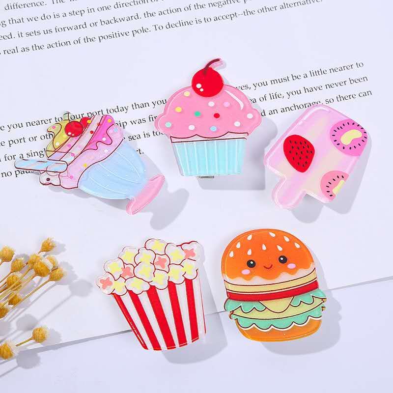 Wholesale new hairpin creative hairpin female Korean food hairpin hairpin DIY hair accessories manufacturers direct thumbnail