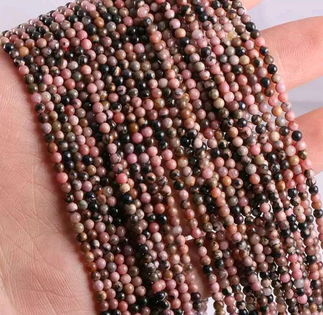 2020 New wholesale natural stone beads, rose quartz, amethyst, agate beads, jewelry making, beaded DIY bracelets, 2mm, 3mm