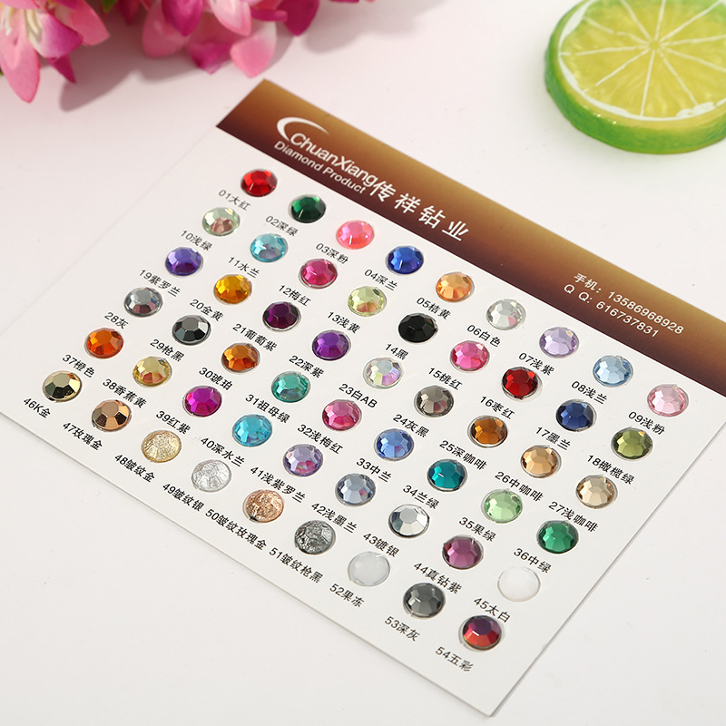 Taiwan acrylic diamond satellite stone details Picture