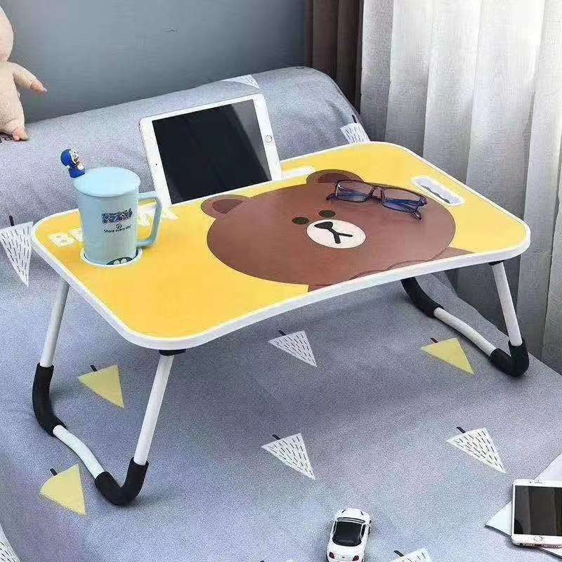 床上书桌折叠小桌子懒人书桌卡通图案桌吃饭学习桌电脑桌详情图4