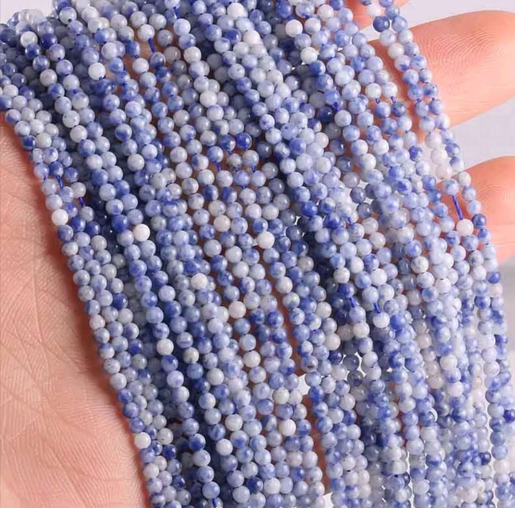 Natural stone beads, rose quartz, amethyst, agate beads, jewelry making, DIY beaded bracelets, 2mm, 3mm undefined