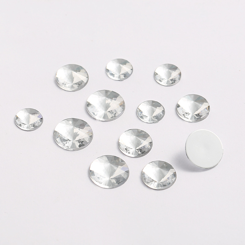 Taiwan acrylic diamond satellite flat-bottomed diamond premium diamond factory direct sales