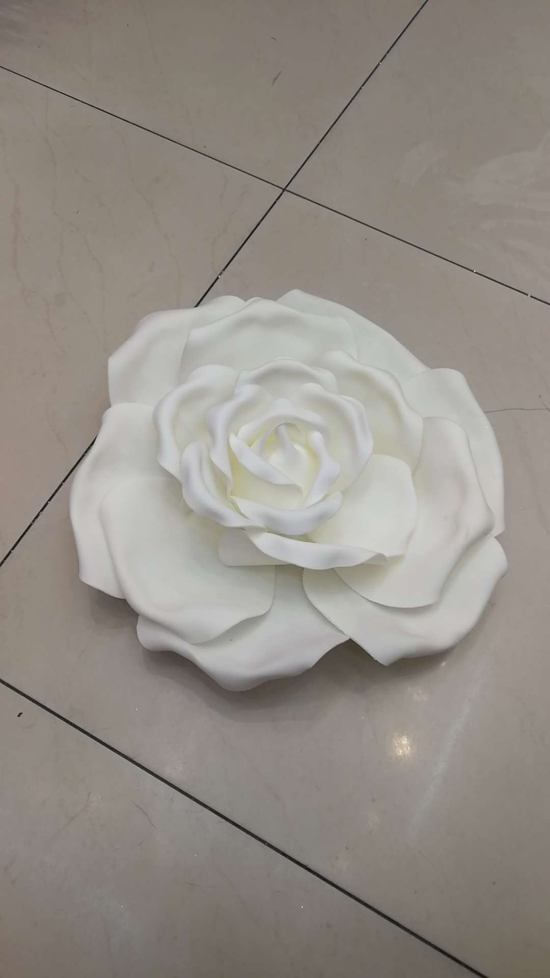 Pe rolled edge rose new accessories wholesale Christmas flower manufacturers Yiwu direct sales of Christmas decorations Christmas tree accessories Amazon thumbnail