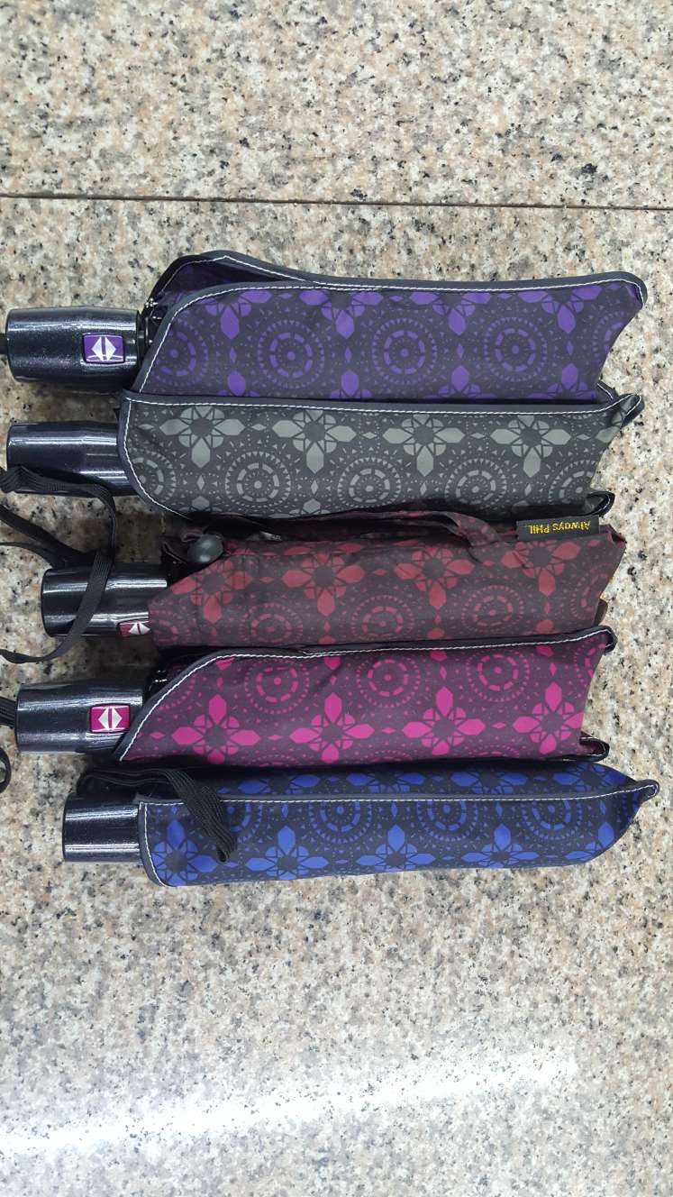 Three-fold self-opening and self-closing umbrella, automatic umbrella, windproof umbrella undefined