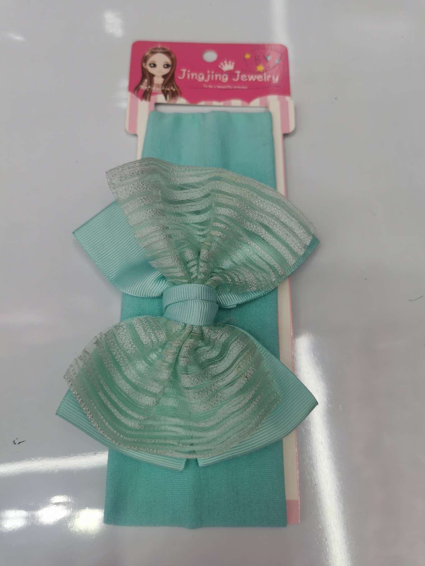Striped hair band