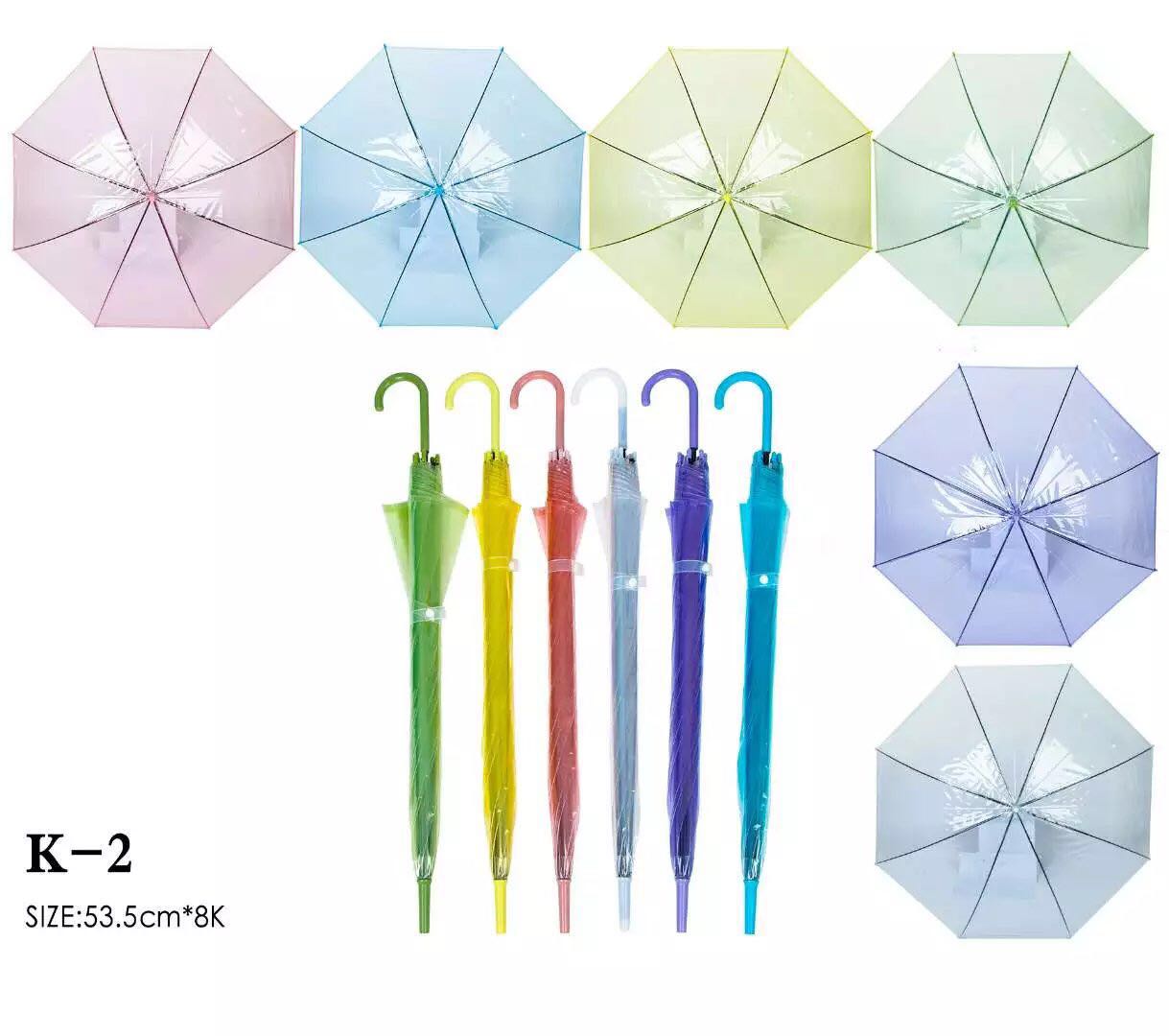 Factory direct sales of straight-handled umbrellas, transparent umbrellas and eco-friendly umbrellas