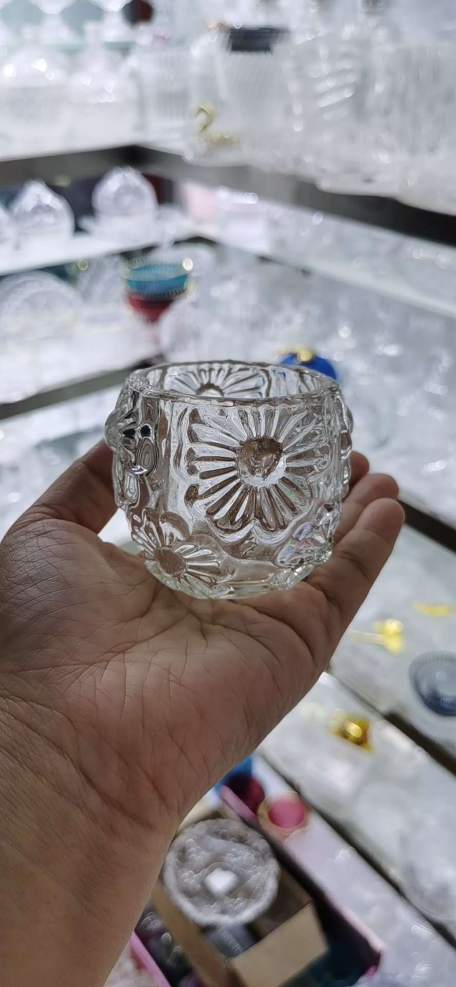 Succulent flower POTS with glass candlesticks thumbnail