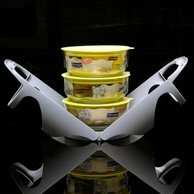 玻璃提篮保鲜碗四件套细节图