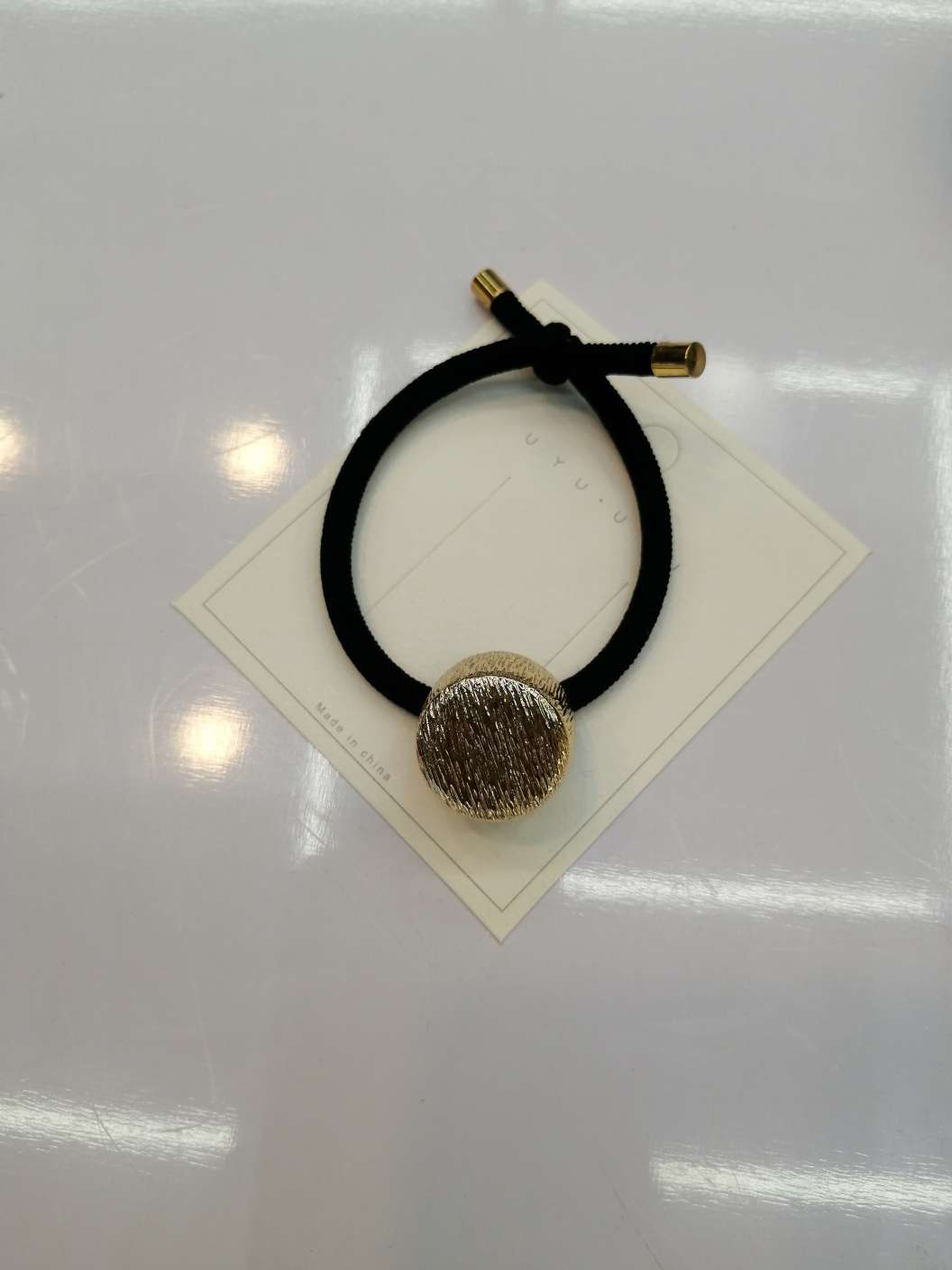 Brushed round hair tie, original Korean premium headwear, simple hair tie and hair band, ins Senna hair tie and hair band, factory direct sales details Picture