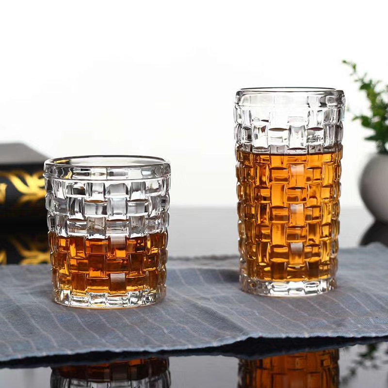 High and low cups, whisky cups, beverage cups, glass cups undefined