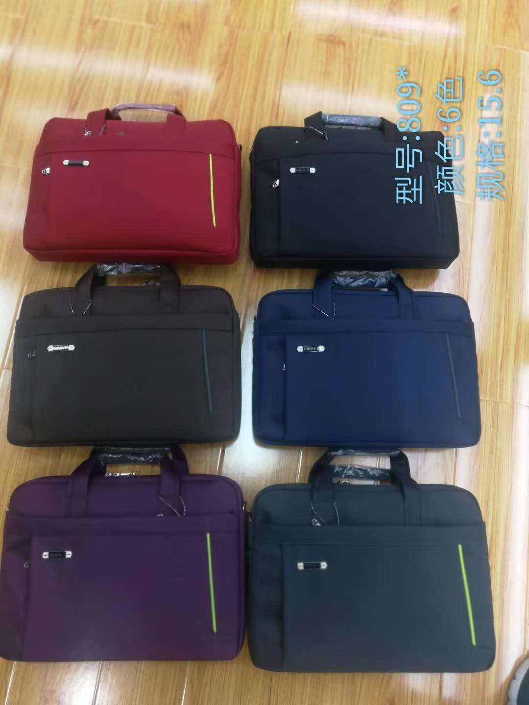 Business simple single-shoulder bag, men's simple handbag, office briefcase, canvas computer bag, business bag, Oxford cloth conference bag details Picture