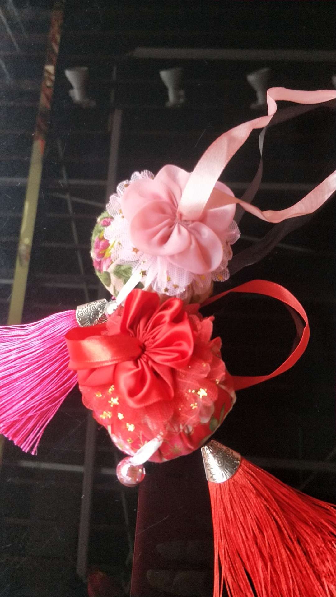 New bell-shaped small sachets, fragrant and lucky bag pendants, New Year and Spring Festival decorative car pendants, factory direct sales