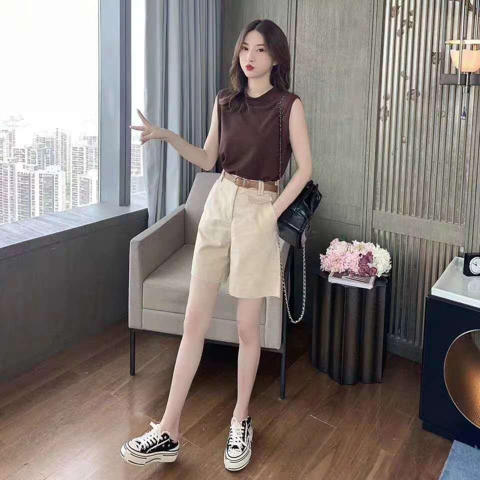 秋款修身短款面膜体恤