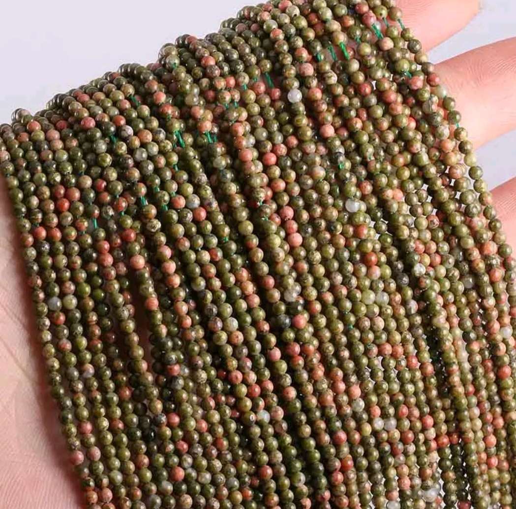 2020 New wholesale natural stone beads, rose quartz, amethyst, agate beads, jewelry making, beaded DIY bracelets, 2mm, 3mm Application Scenario