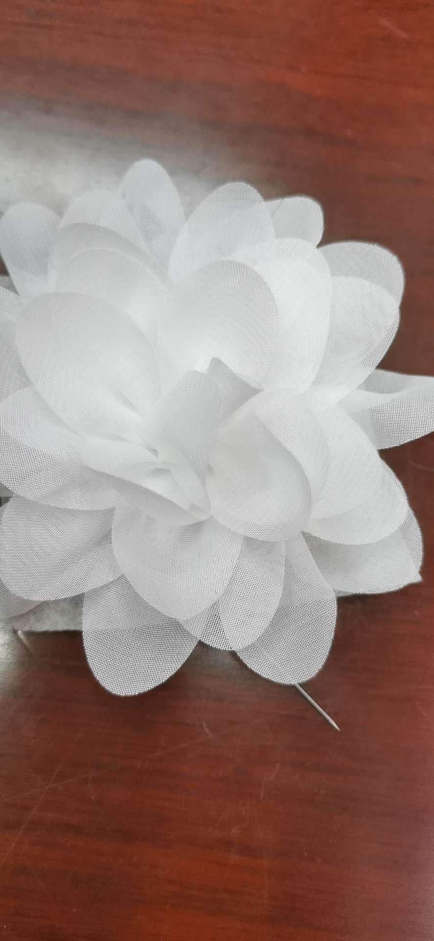 Chiffon Flower A Garment Garment Accessories Handmade Flower Custom Flower Specification drawing