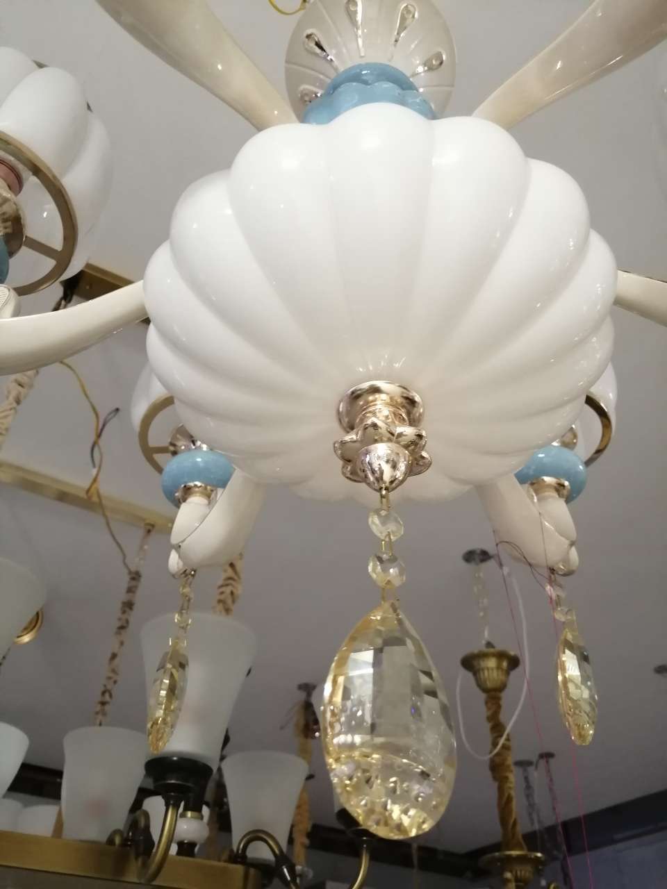 Selected best-selling glass crystal ceiling 1752 Application Scenario