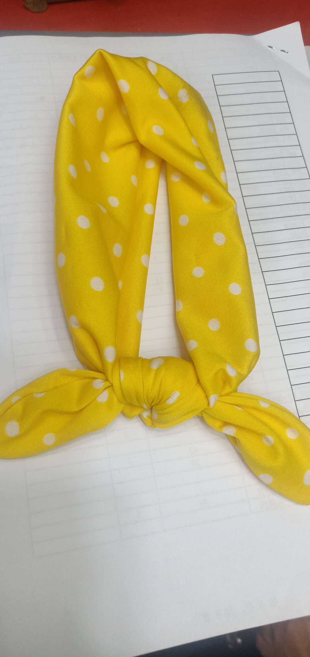 1 Polka dot rabbit ear headband thumbnail