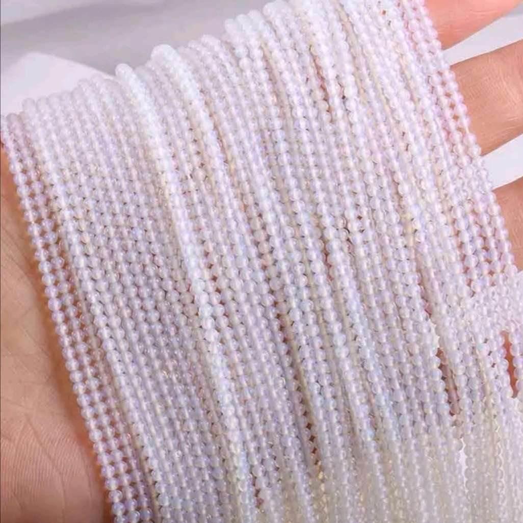 New wholesale natural stone beads, rose quartz, amethyst and agate beads DIY bracelets 2mm, 3mm Specification image