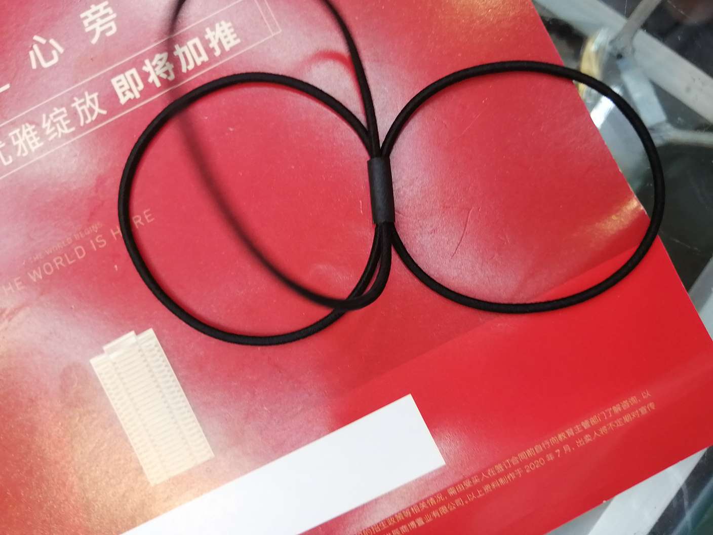 Basic three-in-one hair tie, original Korean premium headwear, simple hair tie and hair band, ins Forest girl hair tie and hair band, factory direct sales Specification image