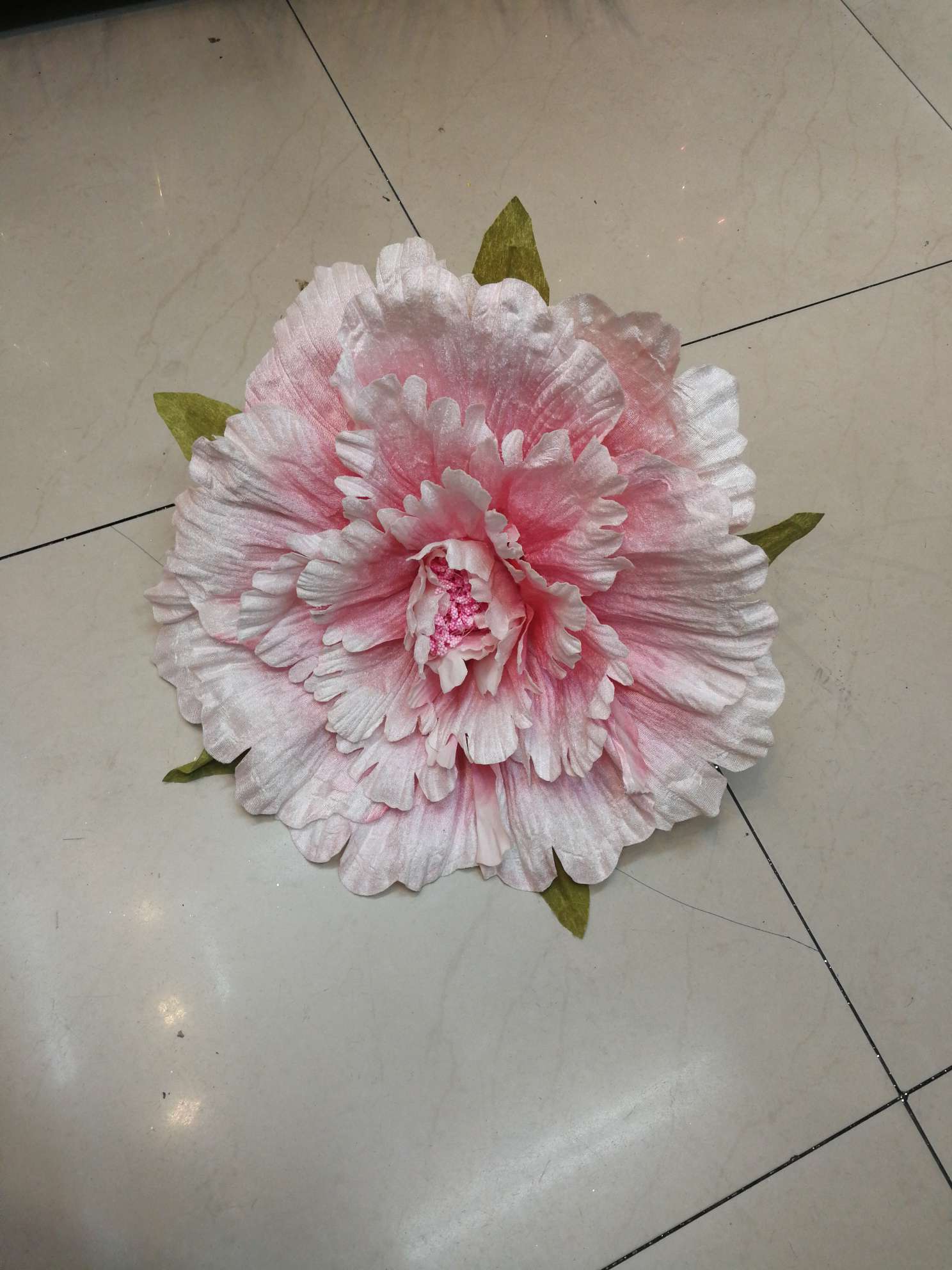 No. 50 flannel peony new accessories wholesale Christmas flower manufacturers Yiwu direct sales of Christmas decorations Christmas tree accessories Amazon thumbnail