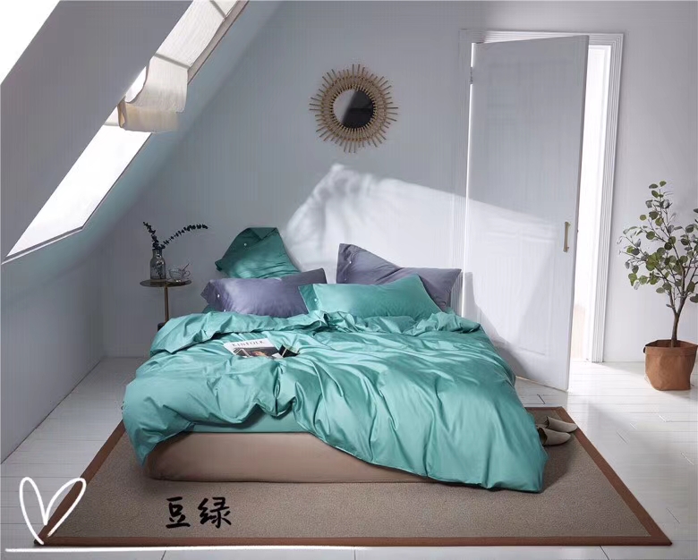 All-Cotton Jet Long Staple Cotton Four-Piece Solid Color Set Application Scenario