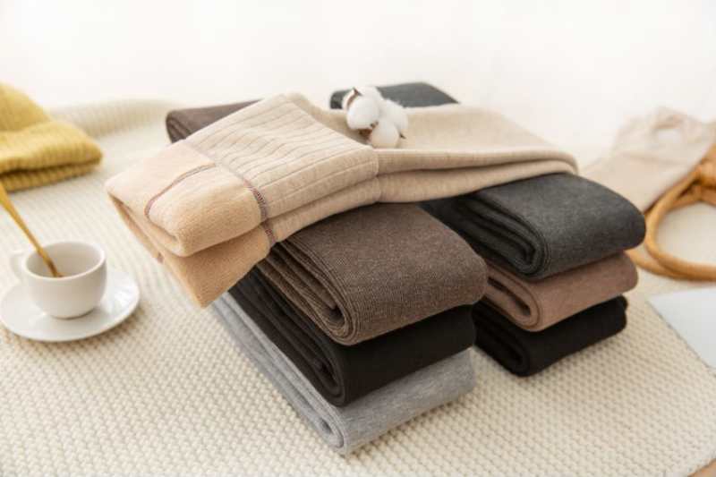 350-gram shaped cashmere pants details Picture