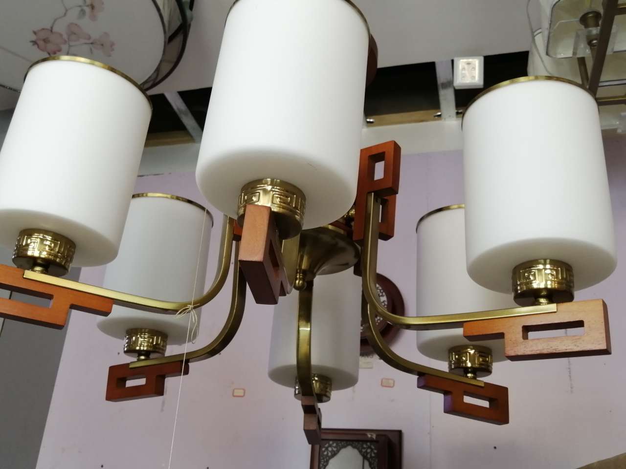 Selected best-selling new Chinese-style retro glass chandeliers from the national trend